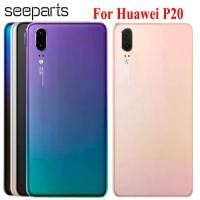 ราคา ฝาครอบแบตเตอรี่, ฝาหลังประตู, เคสด้านหลัง, สำหรับ Huawei P20, อะไหล่ประตูแบตเตอรี่, ใหม่ (1731438930276615202)