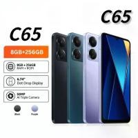 ราคา ใหม่ C65 สมาร์ทโฟน 8GB + 256GB for Poco c65 โทรศัพท์มือถือ 50MP AI Triple Camera Smooth 6.74 นิ้ว 90Hz จอแสดงผลขนาดใหญ่ความจุ 5000mAh แบตเตอรี่ มือถือ พร้อม ใช้งาน ราคาประหยัด (1732270045357836648)