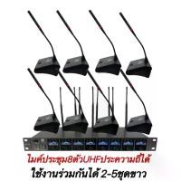 ราคา LXJ LX-8800U ไมค์ประชุม ไมค์ตั้งโต๊ะ 8ตัว ปรับความถี่ได้ Uแท้ มีหน้าจอดิจิตอลใช้งานร่วมกันได้ 2-5ชุด (1729847739753859640)