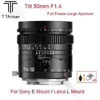 ราคา TTartisan-50mm F1.4 เลนส์เอียง ฟูลเฟรม แนวตั้ง โฟกัสแบบแมนนวล สำหรับ Canon Sony E Fuji FX Nikon Z เมาท์ Leica กล้องL (1729967263131470681)