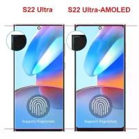 ราคา หน้าจอแสดงผล Amoled S22 Ultra, สำหรับ Samsung Galaxy S22 Ultra 5G S908B S908B/DS, หน้าจอสัมผัสดิจิตอล LCD, พร้อมลายนิ้วมือ (1732339357337291069)