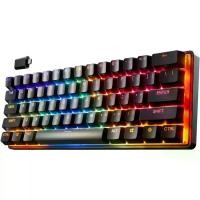 ราคา คีย์บอร์ดเกมมิ่งไร้สายไฮเปอร์แม่เหล็กขนาดเล็ก, SteelSeries Apex Pro, ตัวแปรตัวเลข 60% แบบกะทัดรัด, การกระตุ้นที่ปรับได้, RGB, ปุ่มกด PBT, บลูทูธ, 2.4GHz, USB-C (1732029905227254160)