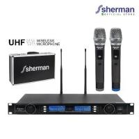 ราคา Sherman ชุดไมโครโฟนไร้สาย UHF รุ่น MIC-441 (1729618742990899656)