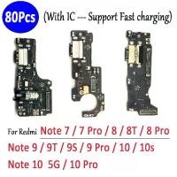 ราคา ปลั๊กชาร์จพอร์ต USB, Leygo, สำหรับชาร์จเร็ว, 80 ชิ้น, สำหรับ Redmi Note 8, 8T, 9S, 9, 10, 7 Pro, 10s, 10 5G, สายบอร์ดขั้วต่อปลั๊ก (1730006062842022058)