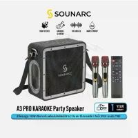 ราคา Sounarc A3 PRO Karaoke Party Speaker ลำโพงคาราโอเกะ 160W พร้อมไมโครโฟนไร้สาย&รีโมท ระบบตัดเสียงร้อง กันน้ำ IPX6 #Qoomart Bluetooth (1729691069423782889)
