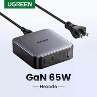 ราคา 【Nexode】UGREEN GaN 65W 4-Port USB C Fast Charger Adapter สำหรับ MacBook iPad iPhone 15 14 Pro Max Samsung S25 S24 Ultra รุ่น: 90735 (1732000237782141837)