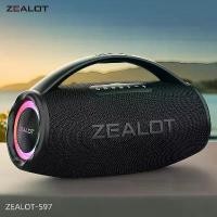 ราคา ZEALOT S97 ลำโพงบลูทูธ Subwoofer Bluetooth Speaker 80W แบตเตอรี่16000MAH เสียงดังกระหึ่ม เบสแน่น ของแท้ 100% (1730302533805443163)