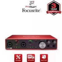 ราคา Focusrite Scarlett 8i6 (Gen 3) ออดิโออินเตอร์เฟส อุปกรณ์บันทึกเสียง โฮมสตูดิโอ 8in/6out USB Audio Interface (ProPlugin) (1729990602122561803)