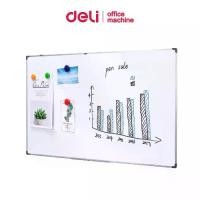 ราคา Deli กระดานไวท์บอร์ดแบบแขวนผนัง กระดานไวท์บอร์ด ชั้นวางปากกาพับได้ WhiteBoard (1731030768926231238)