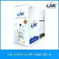 ราคา Link CAT6 สายแลน สาย Lan สาย UTP (ภายใน) US-9116 ความเร็วสูงสุด 1 Gbps ยี่ห้อ Link แท้ 100% ขายยกลัง (1729740239239613125)
