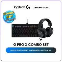 ราคา Logitech Set G Pro X Gaming Keyboard with GX BLUE CLICKY - Eng keycap+G PRO X Wireless Gaming Headset (คีย์บอร์ด) (1730491468223908547)
