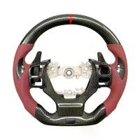 ราคา พวงมาลัยคาร์บอนไฟเบอร์แบบกำหนดเอง, สำหรับ Lexus ***** 250 IS300 IS350 ES RX NX GS GS350, อุปกรณ์ตกแต่งภายในรถยนต์, อัพเกรด (1731323369491826386)