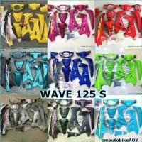 ราคา WAVE 125S มีเบ้ากุญแจกลม-กุญแจใหญ่ Honda เวฟ ชุดสี เฟรมรถ กรอบรถ กาบ ไฟเบอร์ เปลือก ABS จำนวนชิ้นตามรูป (1731390704953427503)
