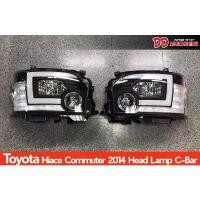 ราคา ไฟหน้า รถตู้ hiace commuter 2014 2015 2016 2017 2018 Projector black led C bar โคมดำ (1729709062380816662)