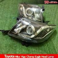 ราคา TantalizingTower ใช้งานได้ ไฟหน้า ไฟหน้าแต่ง Vigo champ 2011 2012 2013 2014 โปรเจ๊กเตอร์สีดำ eagle eye Motorcycle มอเตอร์ไซค์ สปริง ทอร์ค จี ออโน่ พลัส (1730900450118175128)