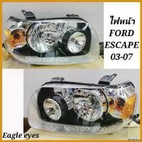 ราคา deflatshop ความคงทน ไฟหน้าแต่ง FORD ESCAPE 2003-2007 โคมเพชร มีหลอดไฟครบ EAGLE EYES Car รถจักร มอเตอร์ไซค์ Motorcycle (1730382112600918134)