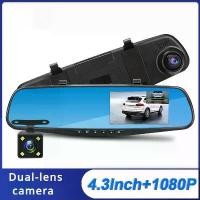 ราคา เครื่องบันทึกกระจกมองหลัง, กล้องติดรถยนต์, กล้องติดรถยนต์, FHD 1080P, กระจก, Dvr รถยนต์, กระจกมองหลัง (1729944186761022047)