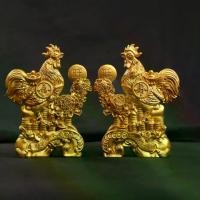 ราคา ไก่และแฮมหนึ่งตัว, แฮมย่างและไก่รูปรองเท้า, ทอง, ตกแต่งโต๊ะทำงานที่บ้าน, การออกแบบนำโชค, ทองแดงเทียม, งานฝีมือ (1732090388042058717)