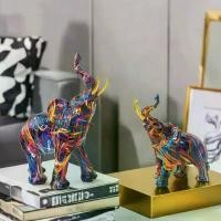 ราคา เครื่องประดับช้าง ดีไซน์สร้างสรรค์ ข้ามพรมแดน ขนาดใหญ่และขนาดเล็ก เหมาะสำหรับห้องนั่งเล่นในบ้าน ตู้ไวน์ และตกแต่งสำนักงาน ทำจากเรซิ่นอาร์ต งานฝีมือ ขายส่ง โมเดล ช้าง ก้านกล้วย ของ แท้ (173260219261023