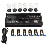ราคา ชุดนาฬิกาหลอดดิจิตอล, DIY, RGB, นาฬิกาดิจิตอลอะนาล็อก, IPS, นาฬิกาอะนาล็อกเรืองแสง (1732626138889880744)