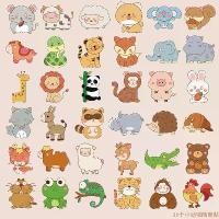 ราคา 50％ OFFสติ๊กเกอร์ลายการ์ตูนสัตว์น่ารัก เคสโทรศัพท์ สมุดบันทึก กันน้ำ สติ๊กเกอร์ติดผนัง วัสดุ DIY สติ๊กเกอร์วารสาร ปี 2025 (1732264050347116032)
