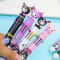 ราคา ปากกาลูกลื่น 10 สี ดีไซน์สร้างสรรค์ หลากสีในหนึ่งเดียว ปากกาลูกลื่น ลายเซ็น สมุดบันทึก ปากกาลูกลื่น Sanrio (1732218564314432925)