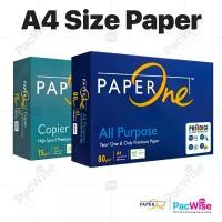 ราคา กระดาษ A4 และ A5 / PaperOne / 75gsm และ 80gsm / กระดาษสีขาว / กระดาษคัดลอก / กระดาษ A4 1 รีม (1731853731395634492)