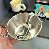 ราคา ชามหูคู่ ดีไซน์ซุปเปอร์น่ารัก พร้อมที่ตักคาซาบะ สไตล์เกาหลี ทำจากสแตนเลส เหมาะสำหรับใส่น้ำส้นไส้กรอกไวน์ และของว่างอื่นๆ จาน กระดาษ ลอก ได้ ถ้วย กระเบื้อง (1731951863818520252)