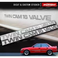 ราคา สติกเกอร์ twincam 16valve สำหรับ toyota ae92 โตโยต้าโดเรม่อน สติกเกอร์ติดโตโยต้าปีเก่า (1732003356822898626)