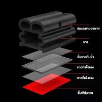 ราคา sdettuushop ความคงทน แถบยางซีลประตูรถยนต์ 3 รู กันฝุ่น กันเสียง แถบปิดผนึกประตูรถแถบซีลยาง สติกเกอร์ ซีลขอบประตู ยางกันฝุ่น (1732622636264687561)