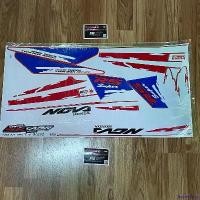 ราคา equerrshop ความคงทน สติกเกอร์ Nova rs super ปี92 สีแดง (1731367672904255145)