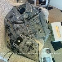 ราคา ชุดสูทผ้ายีนส์ เซ็ต 2 ชิ้น ชุด ลาย สาย กางเกง ช้าง ผู้ หญิง ชุด เซต สีเขียว นีออน ชุด เซต เชอร์รี่ เสื้อกันหนาว คลุมด้วย ผ้า ชุด เซ็ต ยีนส์ ชุด นีออน เรืองแสง (1731981713575020949)