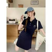 ราคา เดรสแขนสั้นปักลาย สไตล์เกาหลี คอปกโปโล สำหรับผู้หญิง ชุดกีฬาฤดูร้อน แฟชั่น เอวกระชับสัดส่วน เดรสสั้น Niche เยาวชน ชุด เทป ผ้า ทอ เดรสซี ทรู เข้า รูป ออก งาน สาว อวบ (1731360719805711595)