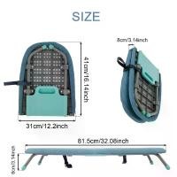 ราคา โต๊ะรีดผ้า โต๊ะรีดผ้าแบบตั้งโต๊ะแบบพับได้ พร้อมโครงโลหะที่แข็งแรง และการออกแบบกันลื่น ประหยัดพื้นที่ เหมาะสำหรับโต๊ะเหล็ก เหมาะสำหรับโต๊ะทำงานที่บ้าน เตารีดไอน้ำด้านบน เตียง และอื่นๆ QUy44 (1730873854