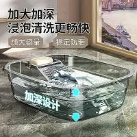ราคา อ่างซักผ้าที่มีตะกอนอุจจาระ, ของใช้ในครัวเรือน, อ่างพลาสติกขนาดใหญ่, อ่างซักผ้าอเนกประสงค์, หนา, สำหรับซักเสื้อผ้า, อ่างขนาดใหญ่ (1732074346349626960)
