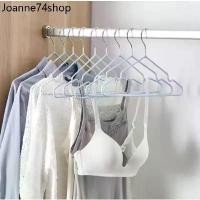 ราคา ( 10แพ็ค 100ชิ้น ) ไม้แขวนเสื้อ ไม้แขวนเสื้อสแตนเลสเคลือบซิลิโคน กันลื่น กันตก ขนาด 40*20cm (1730881060803546093)