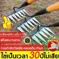 ราคา 【ไม่กลัวหินและดินแข็ง】แข็งแรงทนทาน ใช้ขุดดิน ขุ่นถางหญ คาดหญ้าเหล็ก จอบถากหญ้า จอบคราดดายหญ้า อุปกรณ์ทำสวน จอบถางหย้า จอบถากหญ้าเล็ก คราดถากหญ้า จอบ 6ฟันถากหญ้า คราด คราดหญ้า ครา (1730286852272786268)