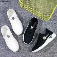 ราคา รองเท้าผ้าใบ หุ้มส้น แฟชั่นผู้หญิง . (1732354565408392983)