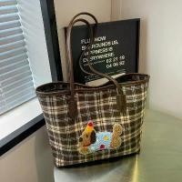 ราคา กระเป๋าโท้ทลายสก๊อตสำหรับผู้หญิง สไตล์เกาหลี แฟชั่นวินเทจ กระเป๋าสะพายผ้าแคนวาส มาใหม่สำหรับฤดูใบไม้ร่วง 2025 goyard tote ต้าร์ ผู้ชาย รับ หิ้ว แบรนด์ เนม ร้าน มุสลิม การ ยาง (1732325855199069478)