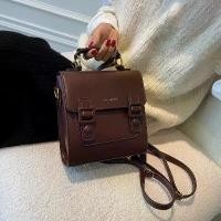 ราคา Mochila - กระเป๋าเป้ผู้หญิงสุดหรู แฟชั่นวินเทจ PU สุนทรียศาสตร์ เทรนด์ ดีไซเนอร์ กระเป๋าผู้หญิง (1729771244039801397)