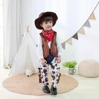 ราคา ชุดเสื้อผ้าเด็ก ชุดคาวบอยตะวันตก สำหรับเด็กวัยหัดเดิน เด็กชาย รวมเสื้อกั๊ก กางเกง ผ้าพันคอ และหมวก แฟชั่นวินเทจ คอสเพลย์ เสื้อผ้า เหมาะสำหรับเด็กอายุ 1-6 ปี เด็กหญิง (1730537914638109146)