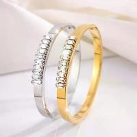 ราคา สร้อยข้อมือสแตนเลส ฝังเพชร อเนกประสงค์ สำหรับผู้หญิง แฟชั่นวินเทจ บุคลิกภาพ Ins กำไลชุบทอง ขายส่ง มาใหม่ (1731571058077108217)