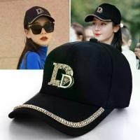 ราคา หมวกเบสบอล, แฟชั่นวินเทจ, สตรีทแวร์, เครื่องประดับเสื้อผ้าตัวอักษร M, หมวกกันแดด D ตัวอักษร, ที่บังแดดสไตล์เกาหลี, หมวกแหลมปรับได้, สำหรับผู้หญิง, Rhinestones Bling,หมวก หมวกแก๊ป (1731907869314353359)