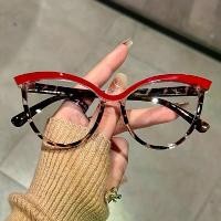 ราคา แว่นตา, กรอบบล็อคสีตาแมว, เลนส์ใส, แฟชั่นวินเทจ, แว่นตาตกแต่ง, สไตล์ Y2K, เหมาะสำหรับสุภาพสตรี, แว่นตาคอมพิวเตอร์ (1732633430221293189)