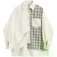 ราคา เสื้อเชิ้ตแขนยาวลายสก๊อตสำหรับผู้หญิง แฟชั่นวินเทจ (1729898472048789769)