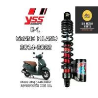 ราคา โช๊คแก๊ส YSS รุ่น K-1 สำหรับ Grand Filano 125 ปี 2014 ขึ้นไป ความสูง 315 มิลสปริงแดงแกนดำ กระปุกดำ (1731801489247472071)