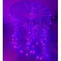 ราคา ร่มตกแต่ง, ผ้าไหมเส้นด้าย LED สีม่วงสีฟ้า, ร่มลูกไม้เจ้าหญิงจีนและญี่ปุ่น, งานฝีมือร่มปาร์ตี้, คอสเพลย์ LED (1730565660093548694)
