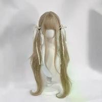 ราคา วิกผมโลลิต้า, Xuchang Yuanyang, สไตล์โลลิต้าโบราณและหวาน, ผมหยิกยาว 80 ซม., สีบลอนด์แพลตตินั่ม, วิกผม Lolita (1732366716007253344)