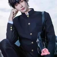 ราคา ชุดคอสเพลย์, Yoshida Hirofumi, ชุดคอสเพลย์อนิเมะญี่ปุ่น, ชุดนักเรียนคุณภาพสูง, แจ็คเก็ตสีดำ, สไตล์นักเรียนสีดำ, เหมาะสำหรับคอสเพลย์ (1732160976521299316)