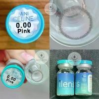 ราคา mini Celine Pink มินิ สีชมพู iLens Contact lens คอนแทคเลนส์ ขอบฟุ้ง ค่าอมน้ำสูง Water60% 14.0 (1732092861064119595)
